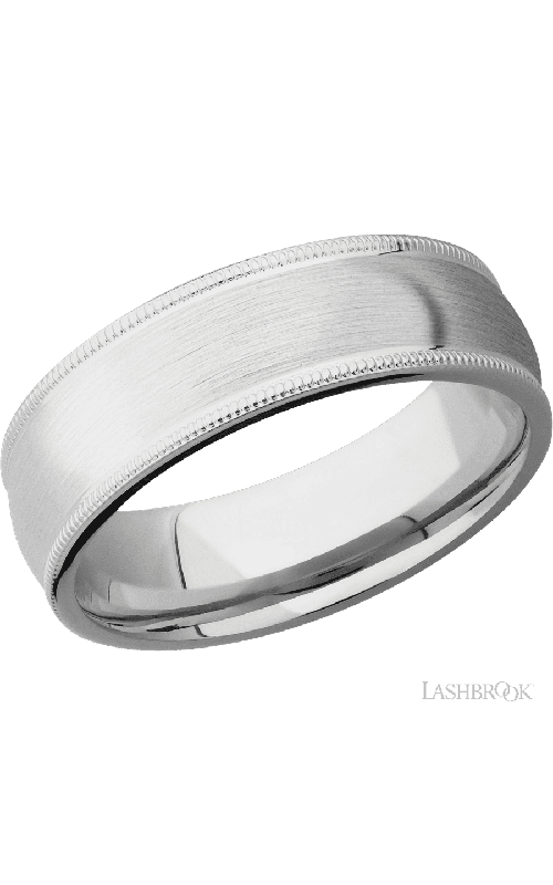 Lashbrook Wedding Band, Lashbrook, and Cobalt Chrome Wedding Band CC7DMIL