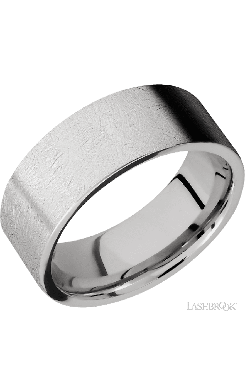 Lashbrook Wedding Band, Lashbrook, and Cobalt Chrome Wedding Band CC8FR