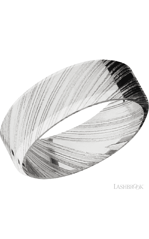 Lashbrook Wedding Band, Lashbrook, and Damascus Wedding Band D8HBWOODGRAIN