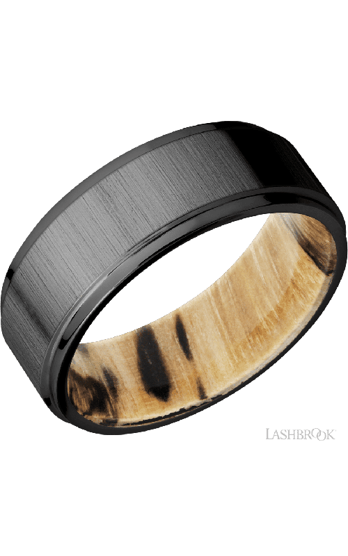 Lashbrook Wedding Band, Lashbrook, and Zirconium Wedding Band HWSLEEVEZ8FGE