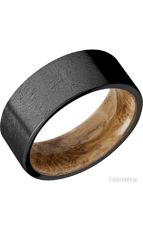 Lashbrook Wedding Band, Lashbrook, and Zirconium Wedding Band HWSLEEVEZ8FR
