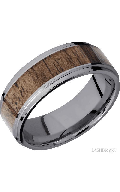 Lashbrook Wedding Band, Lashbrook, and Tantalum Wedding Band TA8FGE15/HARDWOOD