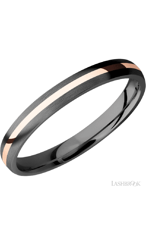 Lashbrook Wedding Band, Lashbrook, and Zirconium Wedding Band Z3D11/14KR