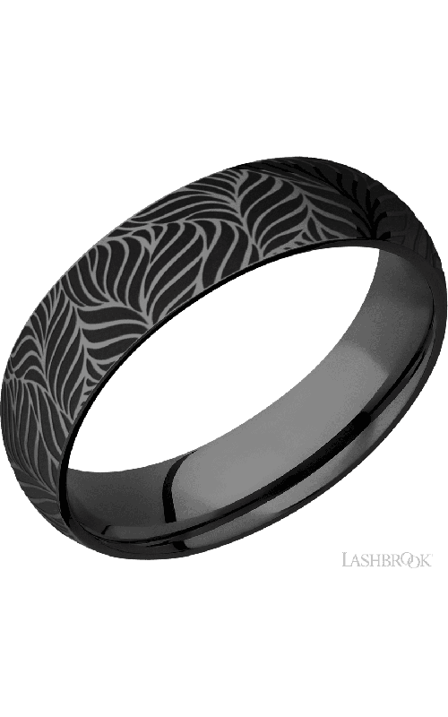 Lashbrook Wedding Band, Lashbrook, and Zirconium Wedding Band Z6D/LCVTWISTEDLEAF/A
