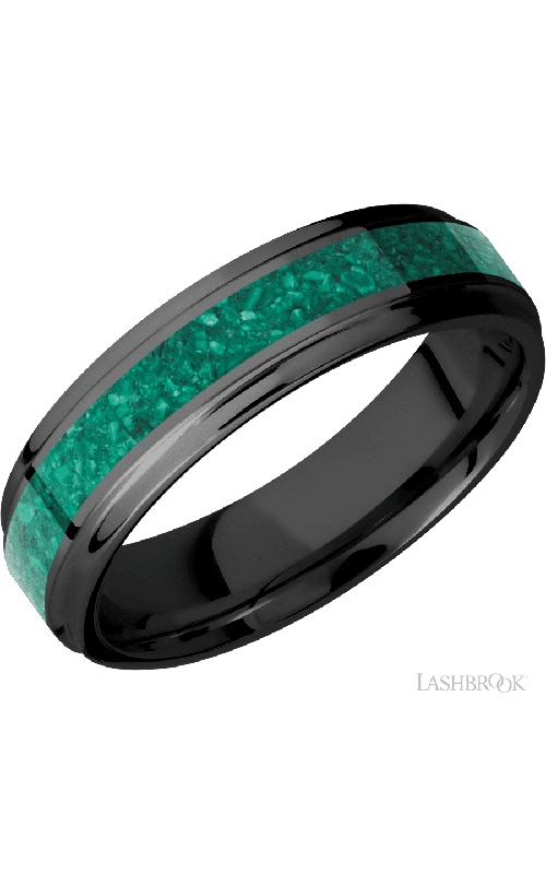 Lashbrook Wedding Band Wedding Band, Lashbrook, and Zirconium Z6FGE13/MOSAIC