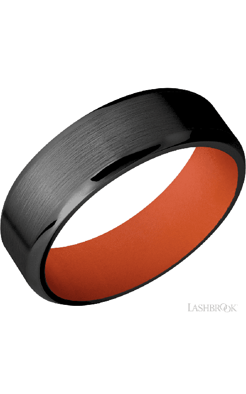 Lashbrook Wedding Band, Lashbrook, and Zirconium Wedding Band Z7B