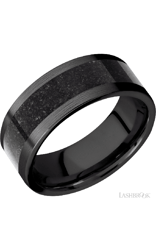 Lashbrook Wedding Band, Lashbrook, and Zirconium Wedding Band Z8F15/MOSAIC