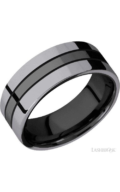 Lashbrook Wedding Band, Lashbrook, and Zirconium Wedding Band Z8F23OCE/TANTALUM/MGA
