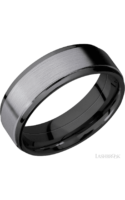 Lashbrook Wedding Band, Lashbrook, and Zirconium Wedding Band ZPF7FGE15C/TANTALUM Lashbrook Wedding Band, Lashbrook, and Zirconium Wedding Band ZPF7FGE15C/TANTALUM