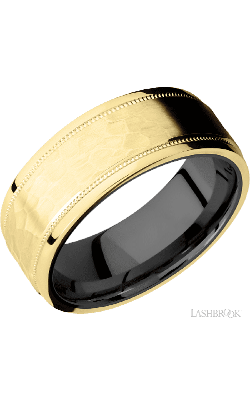 Lashbrook Wedding Band, Lashbrook, and 14K Yellow Gold Wedding Band ZSLEEVE14KY8FGEW2UMIL