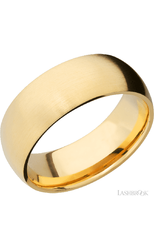 Lashbrook Wedding Band, Lashbrook, and 14K Yellow Gold Wedding Band 14KY8D-P Lashbrook Wedding Band, Lashbrook, and 14K Yellow Gold Wedding Band 14KY8D-P