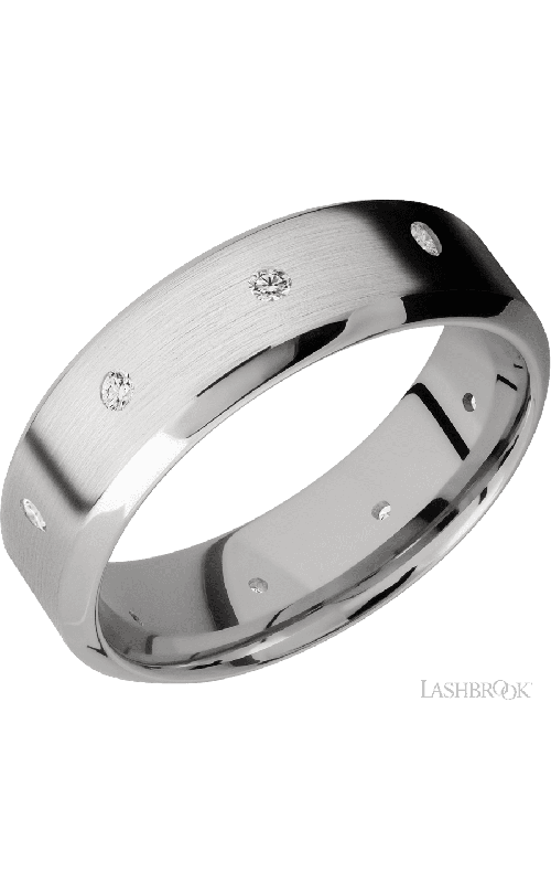 Lashbrook Wedding Band, Lashbrook, and 14K White Gold Wedding Band 14KW7HBDIA9XEVEN.03F-P
