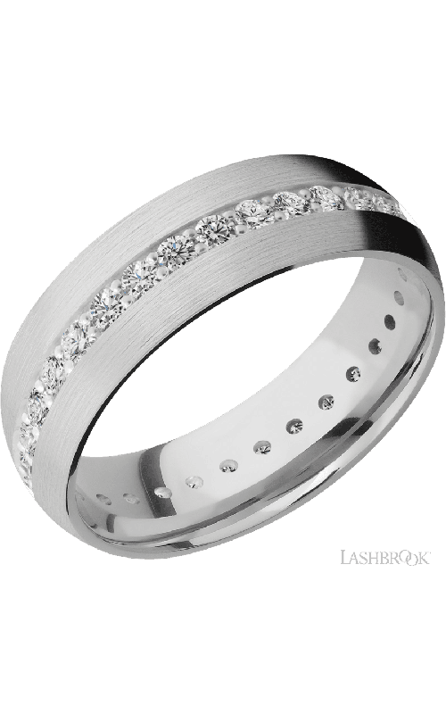 Lashbrook  Wedding Band 14KW7DETERNITYDIA.03BEAD-P