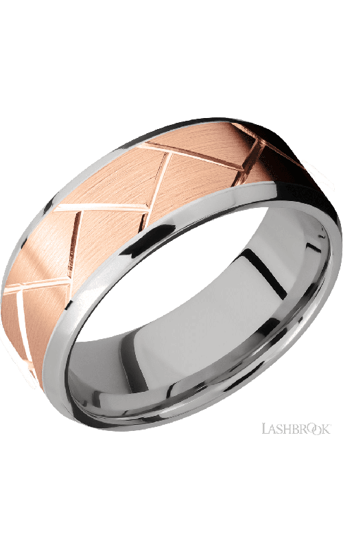 Lashbrook  Wedding Band 14KW8B16(NS)/14KRFLATWEAVE