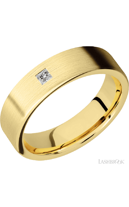 Lashbrook Wedding Band, Lashbrook, and 14K Yellow Gold Wedding Band 14KY6FPRINDIA.10F-P