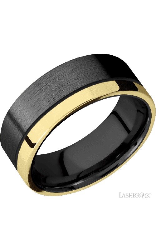 Lashbrook Wedding Band, Lashbrook, and Zirconium Wedding Band Z8F12OCE/14KY/MGA Lashbrook Wedding Band, Lashbrook, and Zirconium Wedding Band Z8F12OCE/14KY/MGA