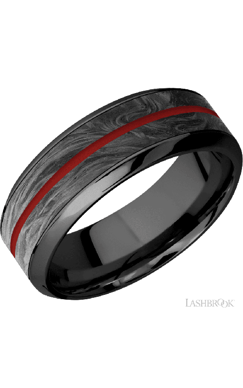 Lashbrook Wedding Band, Lashbrook, and Zirconium Wedding Band ZC8HB15/FORGEDCF11/A