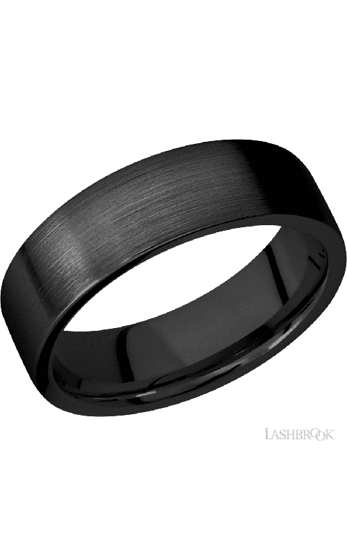 Lashbrook Wedding Band, Lashbrook, and Zirconium Wedding Band Z7FR