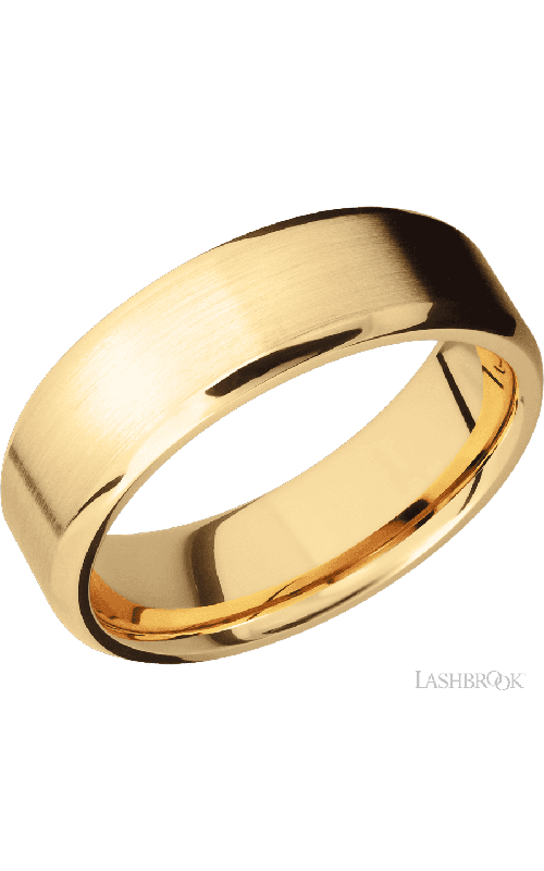 Lashbrook Wedding Band, Lashbrook, and 10K Yellow Gold Wedding Band 10KY7B-IS