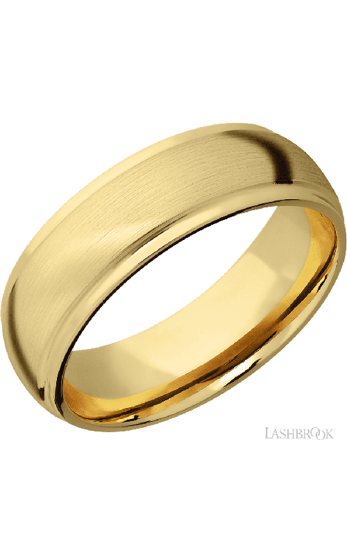 Lashbrook Wedding Band, Lashbrook, and 10K Yellow Gold Wedding Band 10KY7DGE-IS