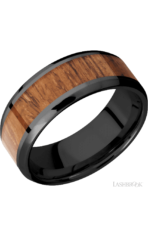 Lashbrook  Wedding Band Z8B15(NS)/HARDWOOD
