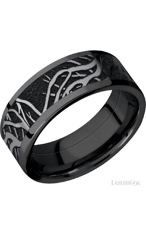 Lashbrook Wedding Band, Lashbrook, and Zirconium Wedding Band