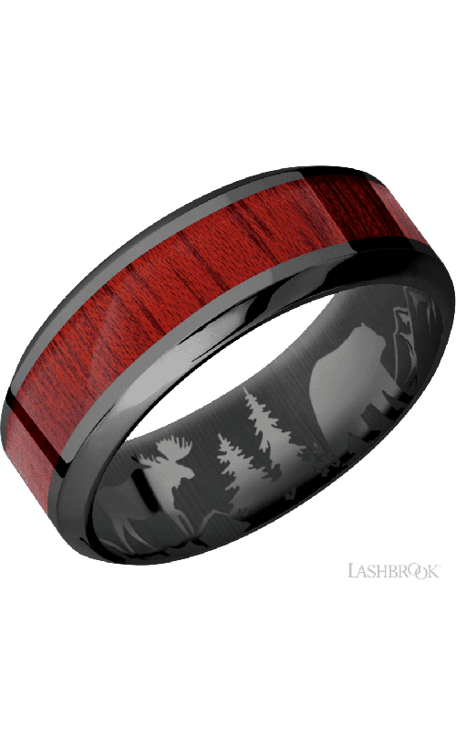 Lashbrook  Wedding Band Z8HB14/HARDWOOD