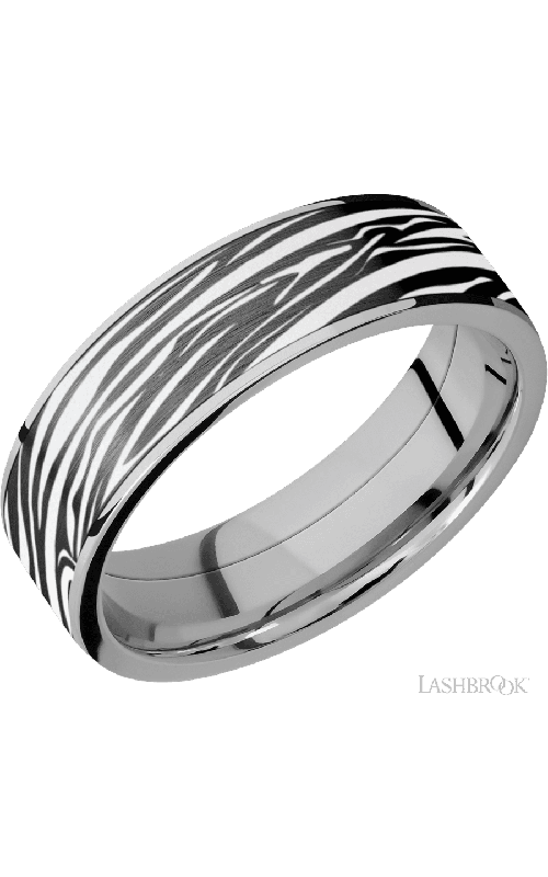 Lashbrook  Wedding Band PF7F16/ZIRCONIUM/LCVZEBRA/A