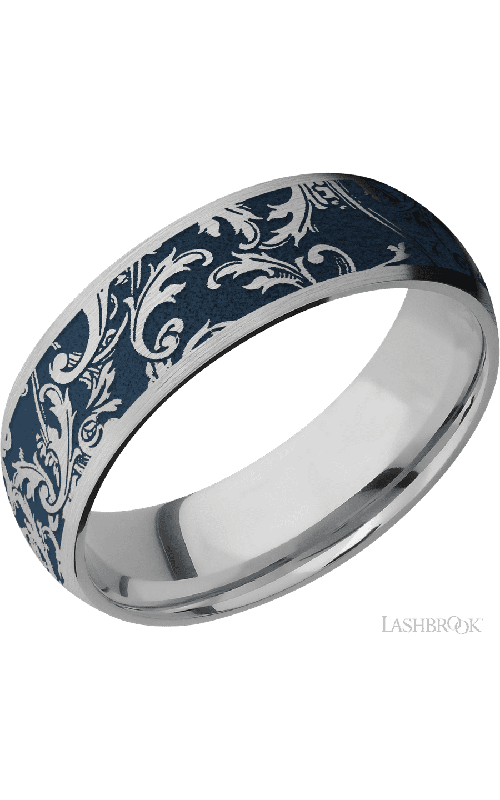 Lashbrook Wedding Band, Lashbrook, and Titanium Wedding Band 7D/LCVBLACKLEAF/A