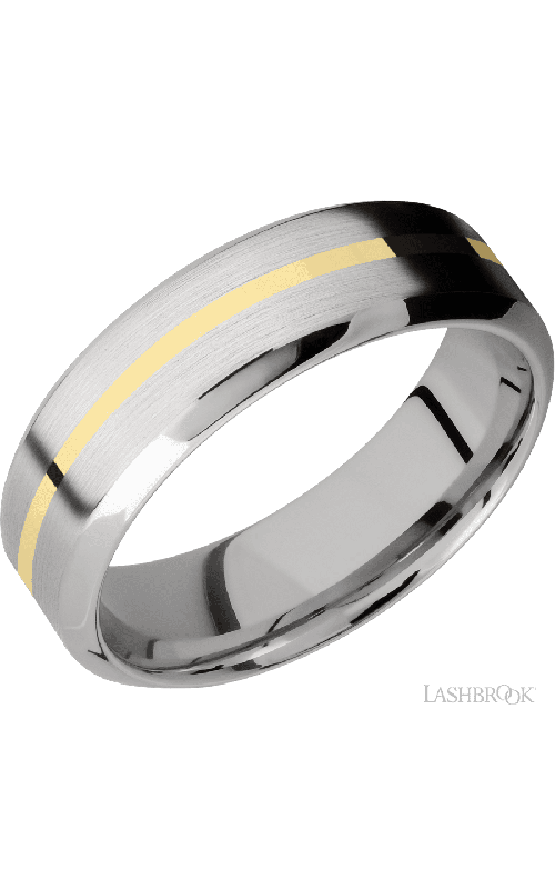 Lashbrook Wedding Band, Lashbrook, and 14K White Gold Wedding Band 14KW7HB11/14KY
