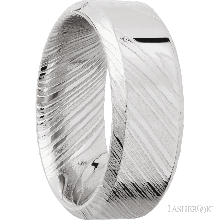 8 mm wide High Bevel Woodgrain band. view 2
