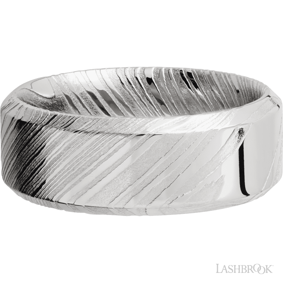 8 mm wide High Bevel Woodgrain band. view 3