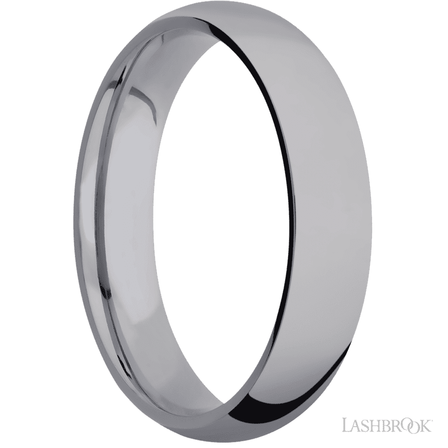 5 mm wide Domed Tantalum band. view 2