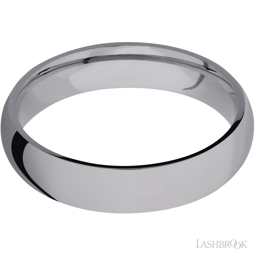 5 mm wide Domed Tantalum band. view 3