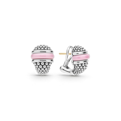 Lagos Pink Caviar Earrings 01-82146-CP