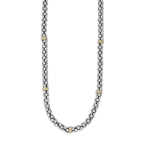 Lagos Signature Caviar Necklace 04-80317-16