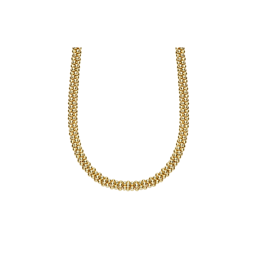 Lagos Caviar Gold Necklace 04-10510-16