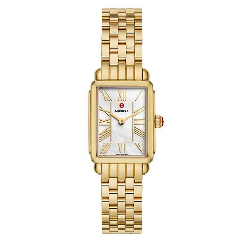 Michele Deco 18k Gold-Plated Watch MWW06E000146
