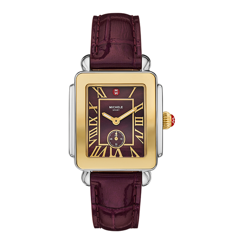 Michele Deco Sport 18K Gold-Plated Watch MWW06H000003