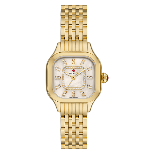 Michele Meggie 18k Gold Diamond Watch MWW33B000010