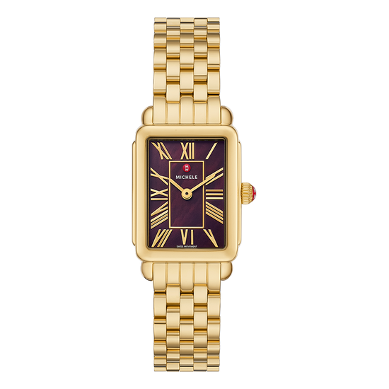 Michele Deco Mid Diamond Stainless Steel Watch MWW06V000122