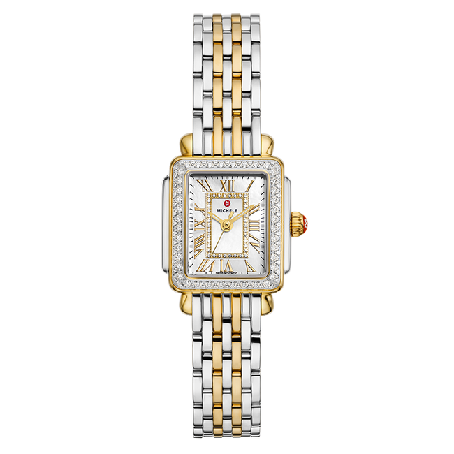 Michele Deco Sport Chronograph 18K Gold-Plated Ballet Pink