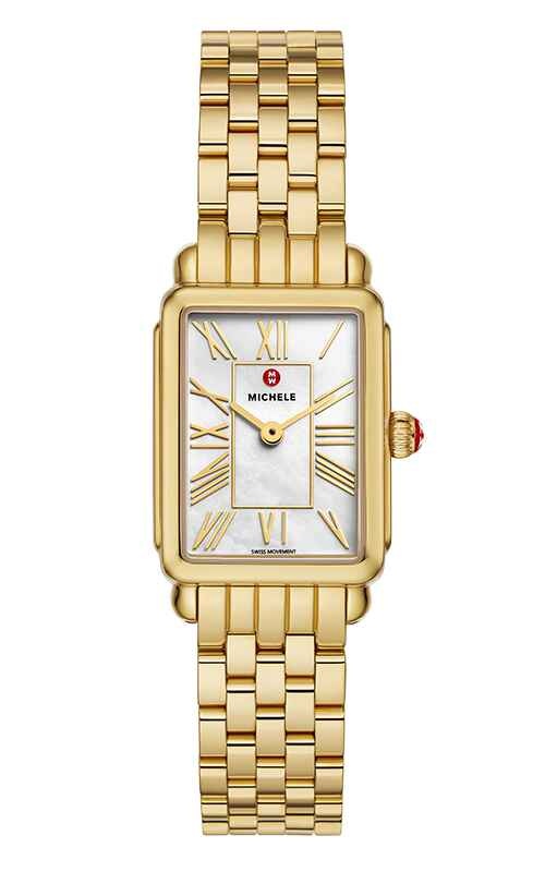 Michele Deco 18k Gold-Plated Watch MWW06E000146