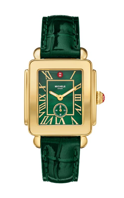 Michele Deco Sport 18K Gold-Plated Watch MWW06H000002