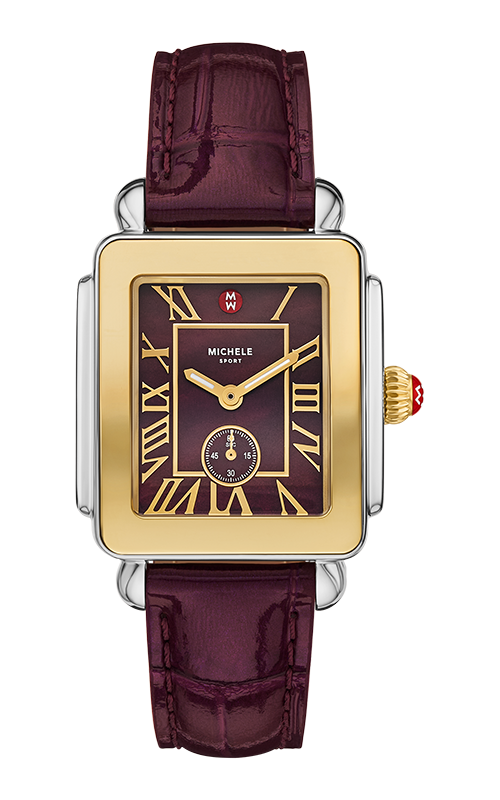 Michele Deco Sport 18K Gold-Plated Watch MWW06H000003