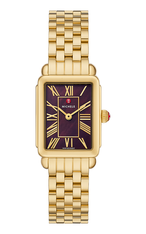Michele Deco Park 18K Gold-Plated Watch MWW06E000147