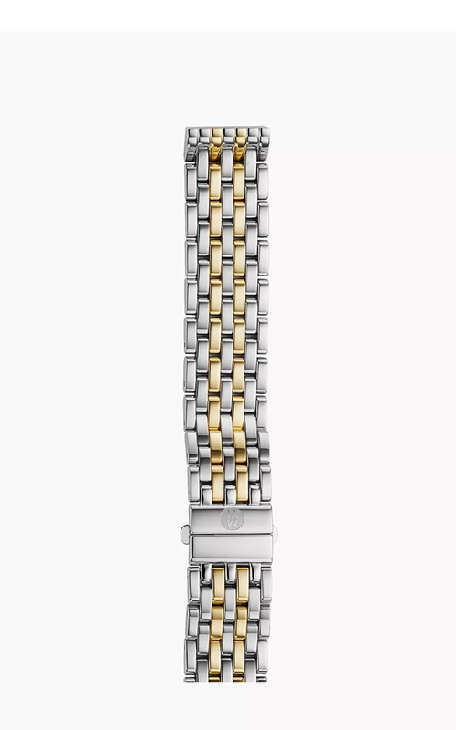 Michele 18mm Deco 7-Link Stainless Steel Bracelet MS18AU285048