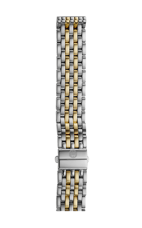 Michele 16mm Deco Mid 7-Link Two-Tone Bracelet MS16DM285048
