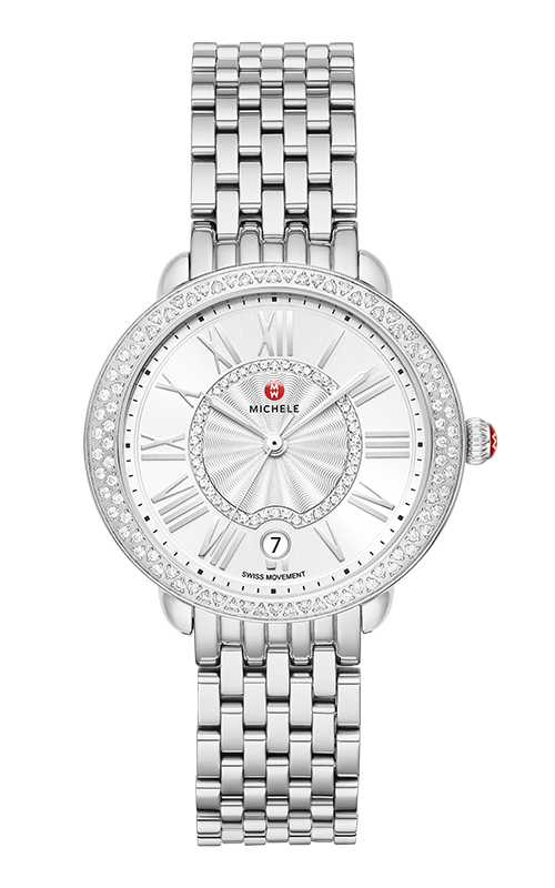 Michele Special-Edition Serein Mid Stainless Diamond Watch MWW21B000143