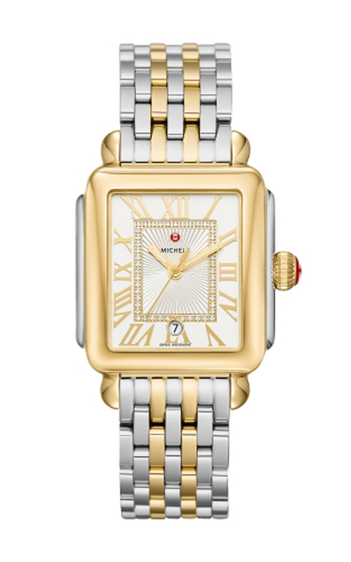 Michele Deco Madison Two-Tone, Diamond Dial Watch MWW06T000147